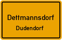 Alte Dorfstraße in DettmannsdorfDudendorf