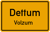 Straßen in Dettum Volzum