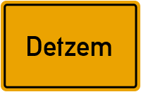 City Sign Detzem