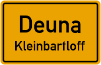 Oberdorfstraße in DeunaKleinbartloff