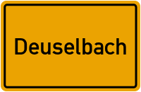 City Sign Deuselbach