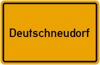 City Sign Deutschneudorf