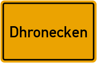 City Sign Dhronecken