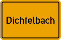 City Sign Dichtelbach