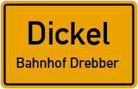 Heidestraße in DickelBahnhof Drebber