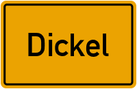 Bahnhofsweg in Dickel