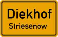 Diekhofer Straße in DiekhofStriesenow