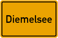 Ortsschild von Gemeinde Diemelsee in Hessen