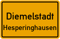 Bunsenstraße in DiemelstadtHesperinghausen