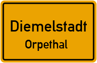 Straßenverzeichnis Diemelstadt Orpethal