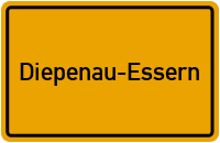 City Sign Diepenau-Essern