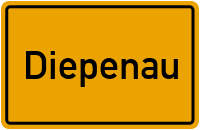 Ortsschild von Flecken Diepenau in Niedersachsen