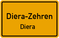 Eisenacher Straße in Diera-ZehrenDiera