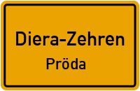 Straßen in Diera-Zehren Pröda