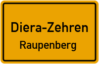Raupenbergweg in Diera-ZehrenRaupenberg