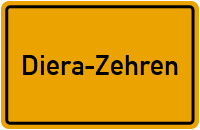 City Sign Diera-Zehren