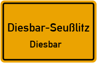 Straßen in Diesbar-Seußlitz Diesbar