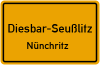 Straßen in Diesbar-Seußlitz Nünchritz