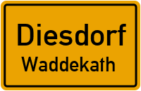 Ehemaliger Grenzweg in DiesdorfWaddekath