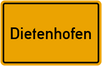 Rüderner Straße in Dietenhofen
