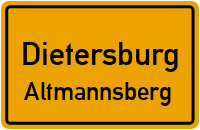 Straßenverzeichnis Dietersburg Altmannsberg