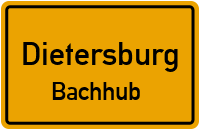 Straßenverzeichnis Dietersburg Bachhub