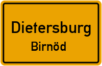 Straßenverzeichnis Dietersburg Birnöd