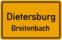 Straßenverzeichnis Dietersburg Breitenbach