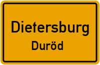 Straßenverzeichnis Dietersburg Duröd