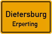 Straßenverzeichnis Dietersburg Erperting