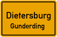 Straßenverzeichnis Dietersburg Gunderding