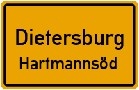 Straßenverzeichnis Dietersburg Hartmannsöd