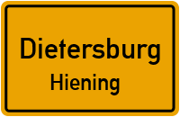 Straßenverzeichnis Dietersburg Hiening