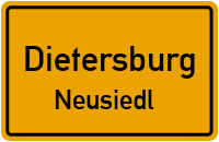 Straßenverzeichnis Dietersburg Neusiedl