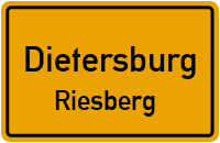 Straßenverzeichnis Dietersburg Riesberg