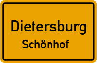 Straßenverzeichnis Dietersburg Schönhof