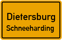Schneeharding in DietersburgSchneeharding
