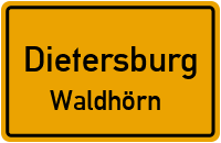 Straßenverzeichnis Dietersburg Waldhörn