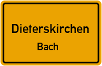 Straßen in Dieterskirchen Bach