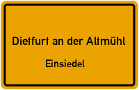 Einsiedel in 92345 Dietfurt an der Altmühl (Einsiedel)