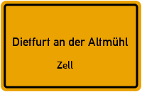 Thanner Weg in 92345 Dietfurt an der Altmühl (Zell)