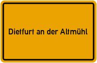 Dietfurt an der Altmühl in Bayern