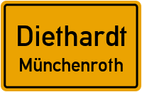 Ortsstraße in DiethardtMünchenroth