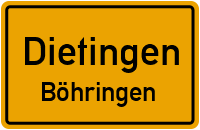 Hauptstraße in DietingenBöhringen