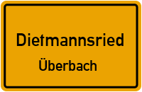 Glaserstraße in 87463 Dietmannsried (Überbach)