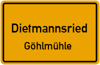 Straßenverzeichnis Dietmannsried Göhlmühle