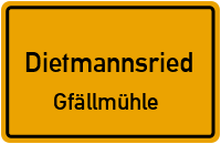 Straßenverzeichnis Dietmannsried Gfällmühle