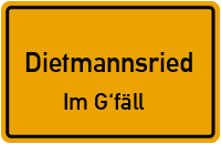 Straßenverzeichnis Dietmannsried Im G'fäll