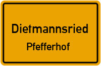 Pfefferhof in DietmannsriedPfefferhof
