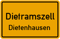 Straßen in Dietramszell Dietenhausen